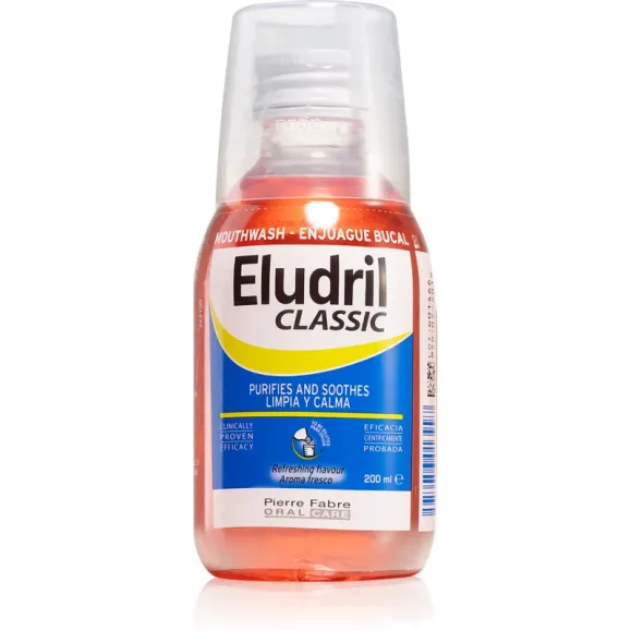 Burnos skalavimo skystis Elgydium Eludril Classic