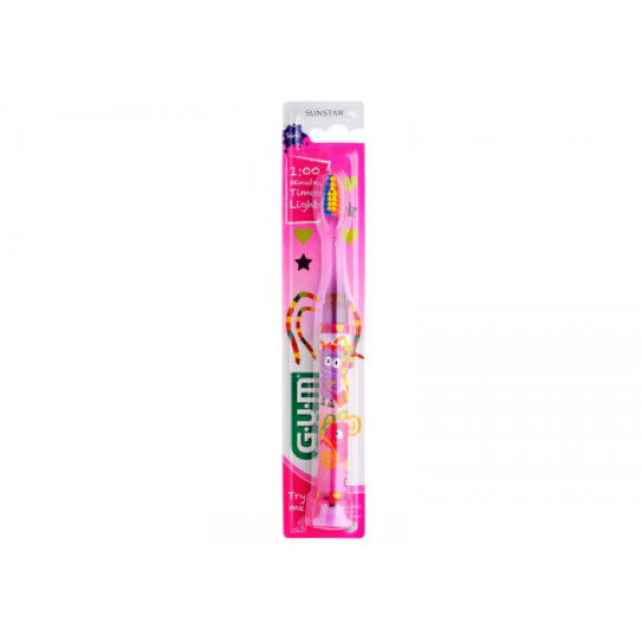 Dantų šepetėlis šviečiantis GUM® LIGHT UP 903