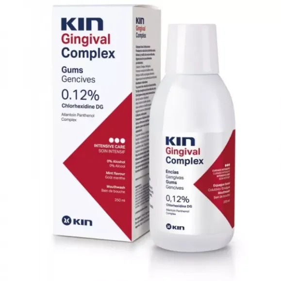 KIN Burnos skalavimo skystis kraujuojančioms dantenoms GINGIVAL, 250ml