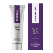 WOOM dantų pasta labai jautriems dantims ir dantenoms SENSITIVE+, 75 ml